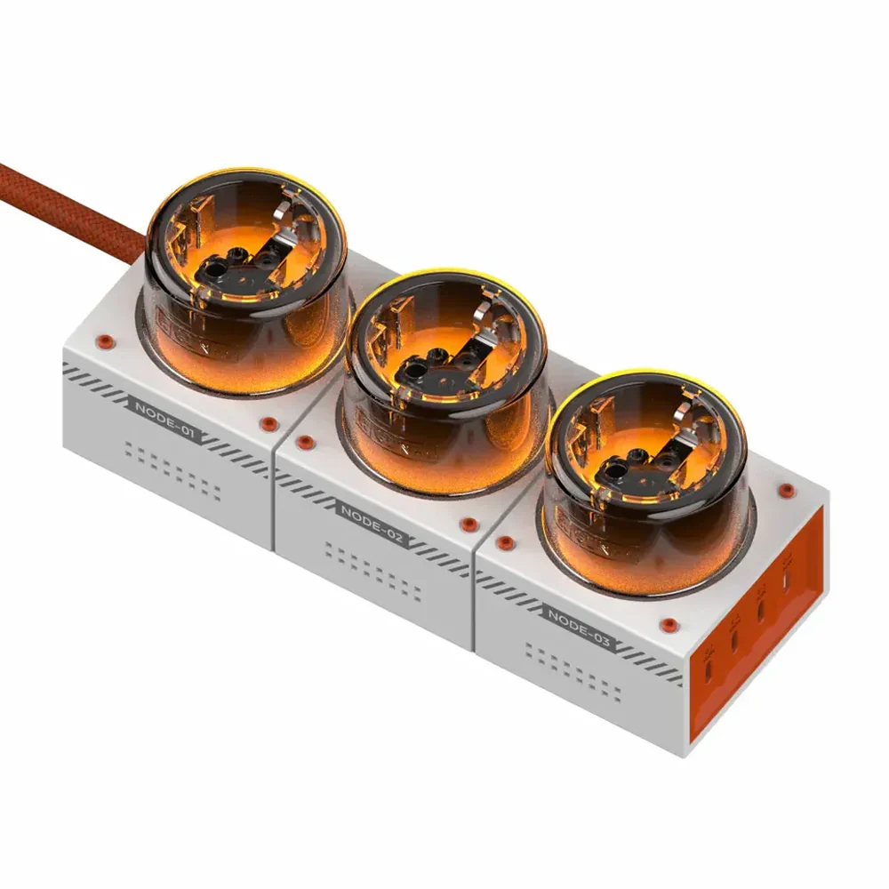 Sạc Genki Moonbase 240W GaN chuẩn EU - Moonlight
