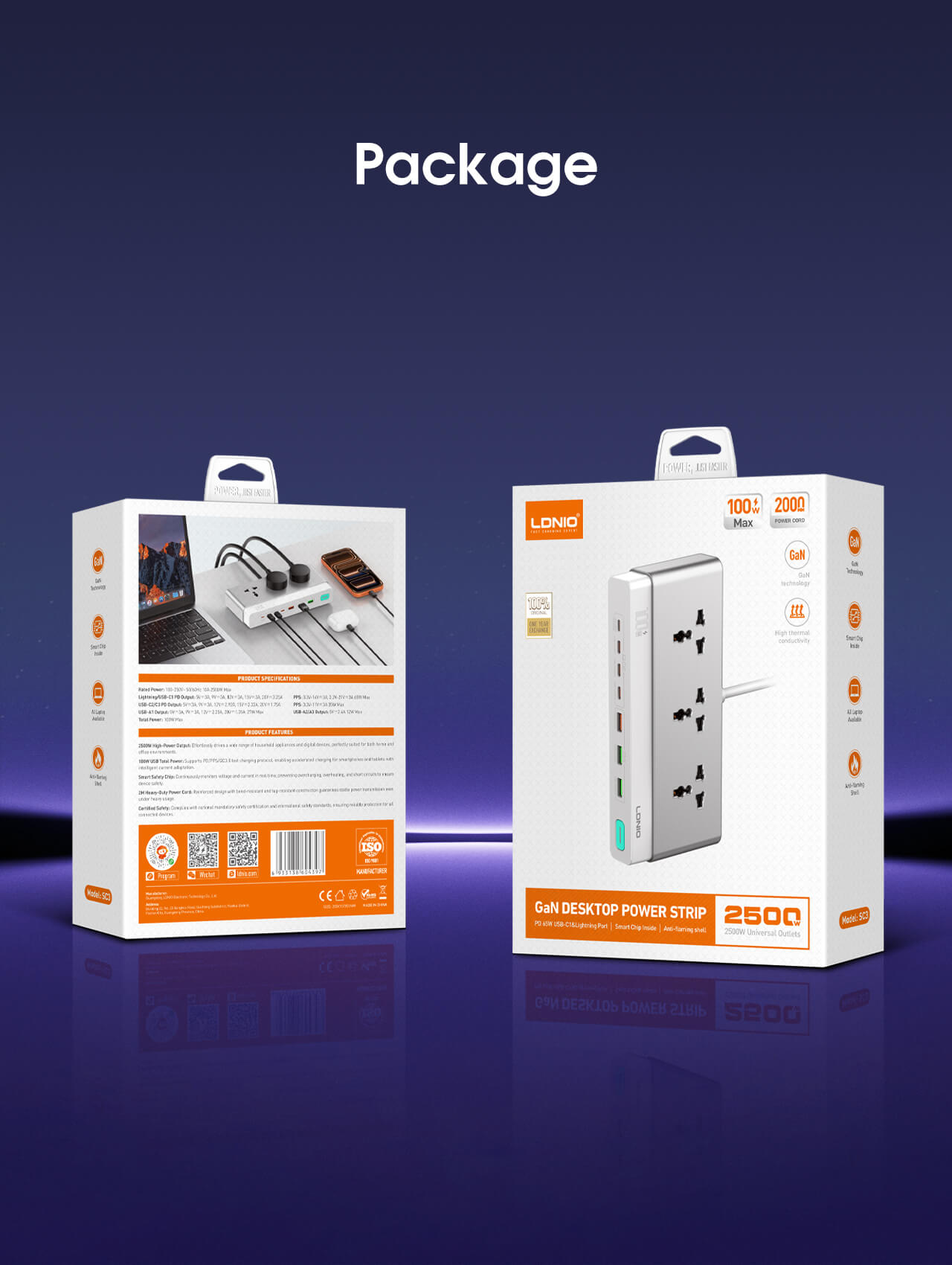 Ổ điện LDNIO SC3 100W