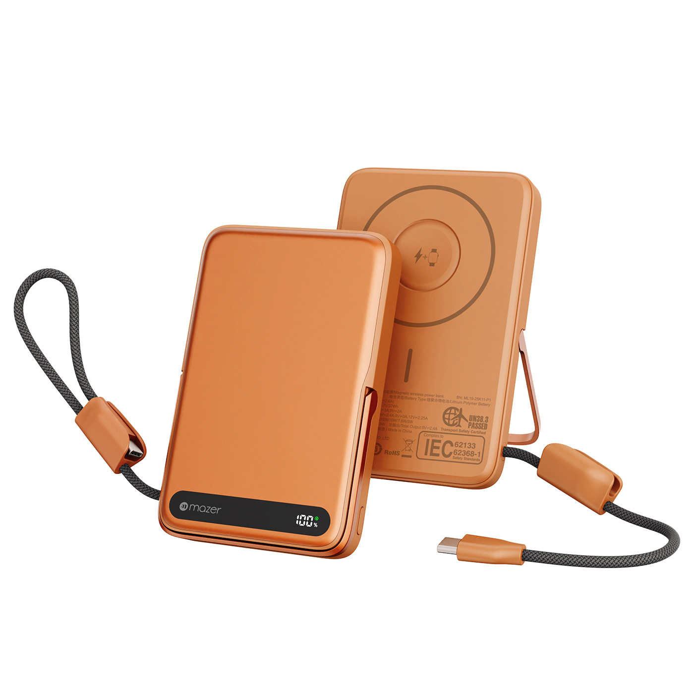 Pin sạc Mazer MagLink19 Orange