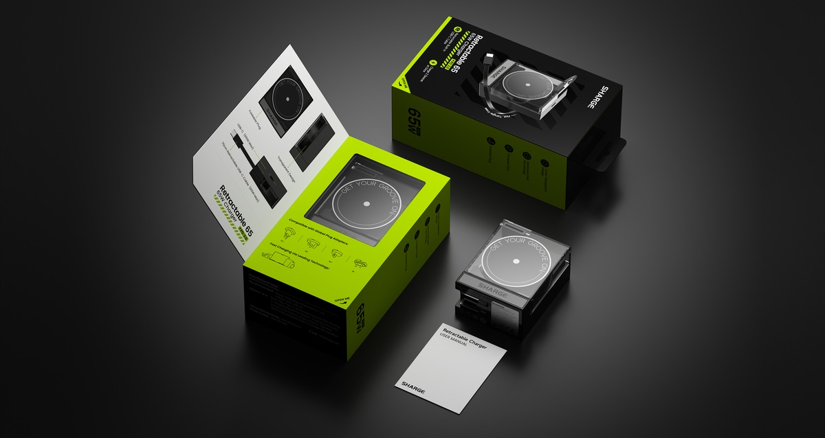 Sạc Sharge Retractable 65