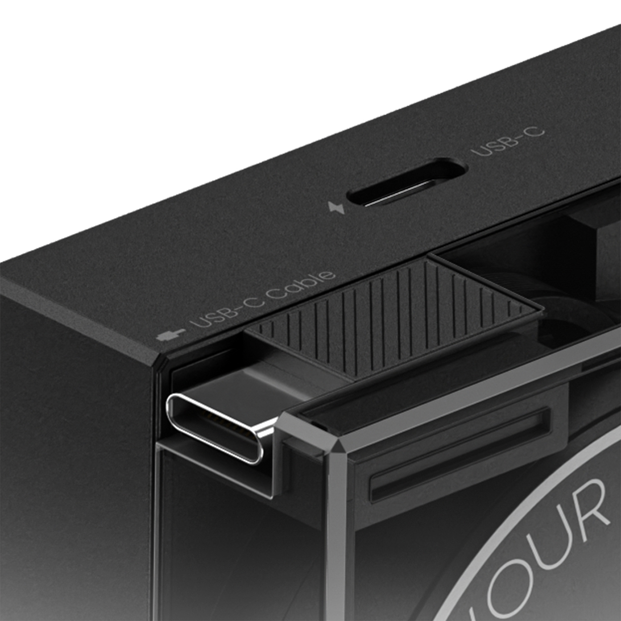 Sạc Sharge Retractable 65 Black