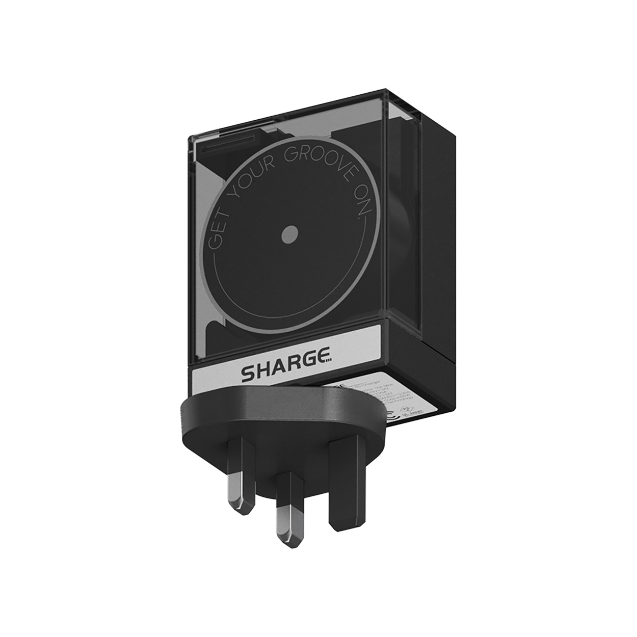 Sạc Sharge Retractable 65 Black