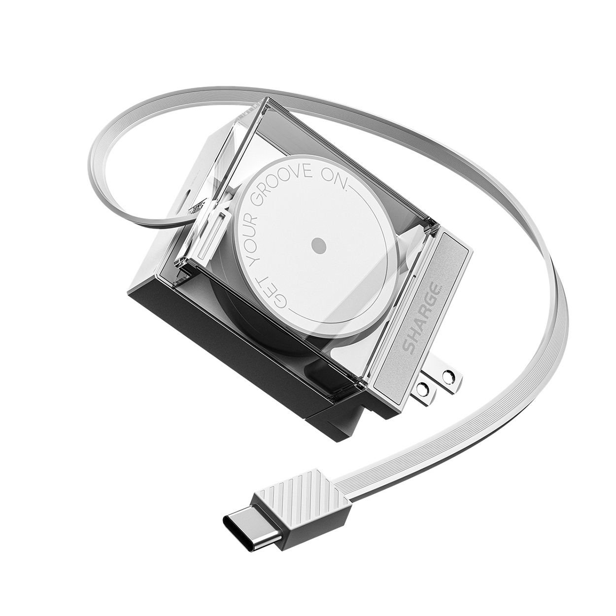 Sạc Sharge Retractable 65W White