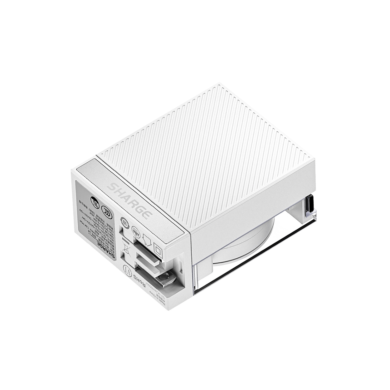 Sạc Sharge Retractable 65 White