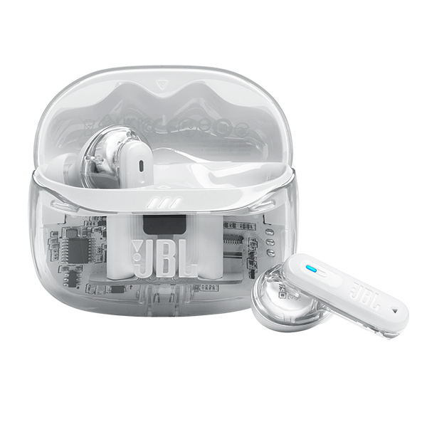 Tai nghe JBL Tune Beam 2 Ghost Edition White